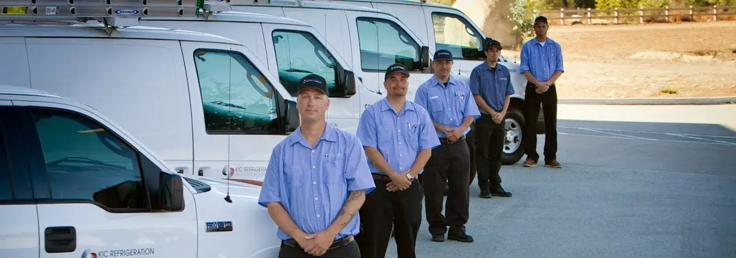 KIC Refrigeration crew ready for Mini Split Repair jobs across Commerce
